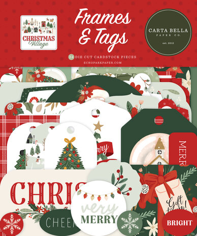 Carta Bella Christmas Village Frames & Tags (CBCV458025) Carta Bella Christmas Village Frames & Tags (CBCV458025)