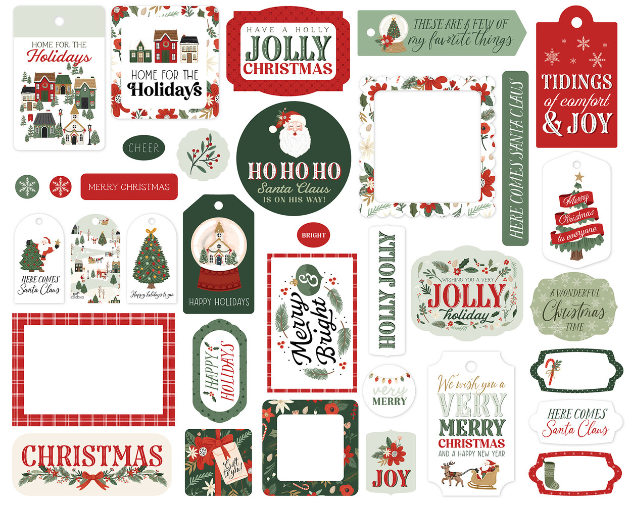 Carta Bella Christmas Village Frames & Tags (CBCV458025) Carta Bella Christmas Village Frames & Tags (CBCV458025)