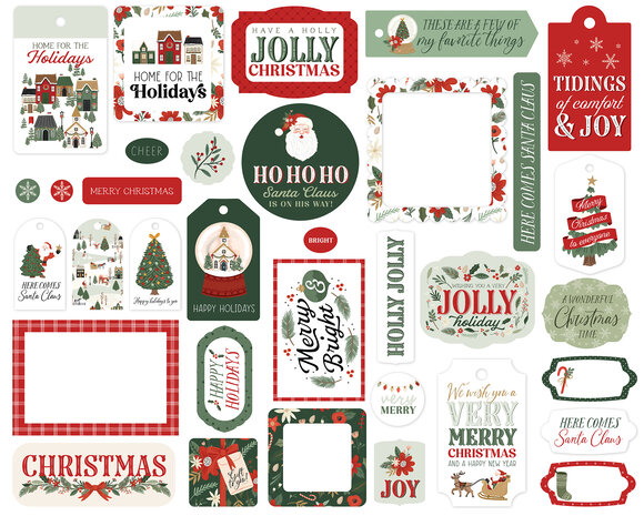 Carta Bella Christmas Village Frames & Tags (CBCV458025) Carta Bella Christmas Village Frames & Tags (CBCV458025)
