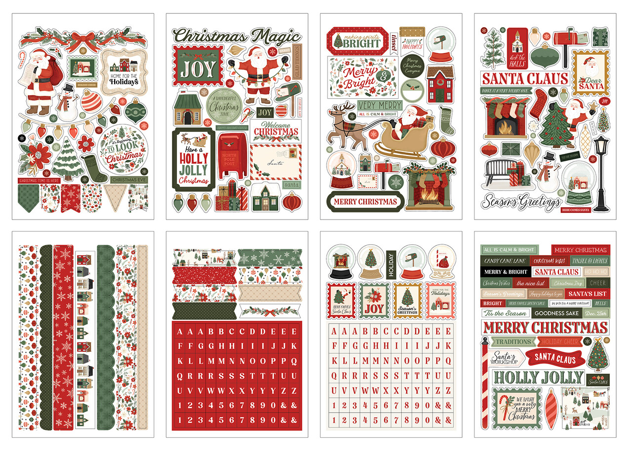 Carta Bella Christmas Village Sticker Book (CBCV458029)