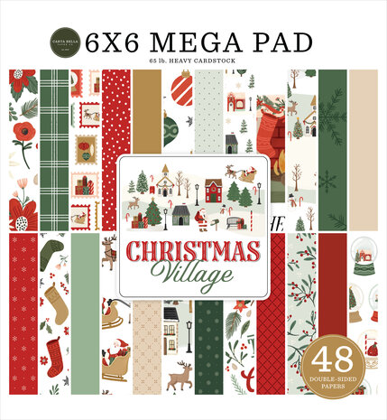 Carta Bella Christmas Village 6x6 Inch Cardmakers Mega Pad (CBCV458031)