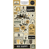 Carta Bella Honey Bee Chipboard Accents (CBHB450021)