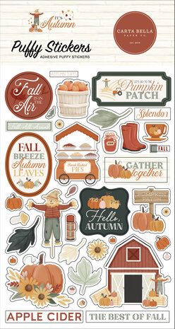 Carta Bella It's Autumn Puffy Stickers (CBIA452066)