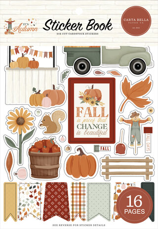 Carta Bella It's Autumn Sticker Book (CBIA452029)