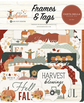 Carta Bella It's Autumn Frames & Tags (CBIA452025)
