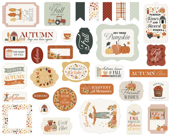 Carta Bella It's Autumn Ephemera (CBIA452024)