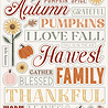 Carta Bella It's Autumn Chipboard Words & Phrases (CBIA452022)