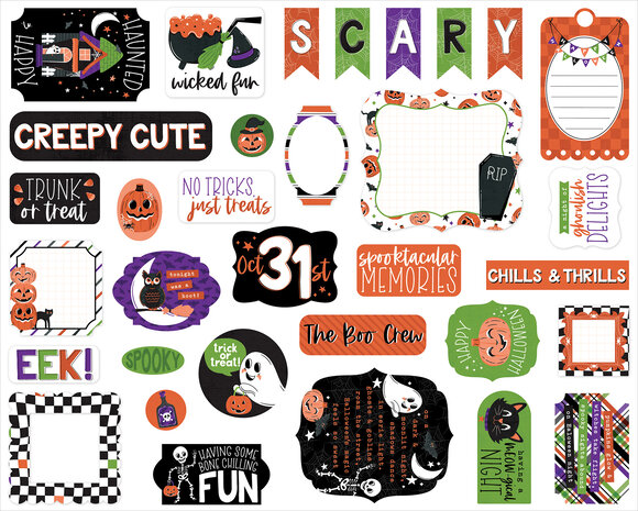 Echo Park Ghosts And Goblins Ephemera (GG451024)