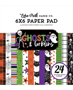 Echo Park Ghosts And Goblins 6x6 Inch Paper Pad (GG451023)
