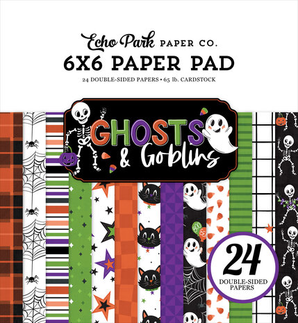 Echo Park Ghosts And Goblins 6x6 Inch Paper Pad (GG451023)