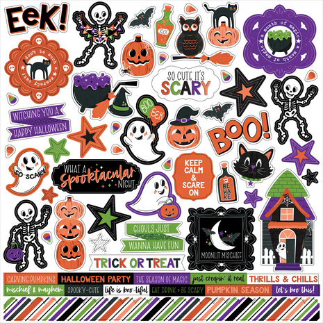 Echo Park Ghosts And Goblins 12x12 Inch Collection Kit (GG451016)