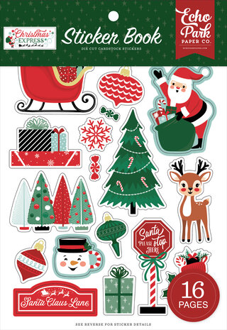 Echo Park Christmas Express Sticker Book (SCE455029)
