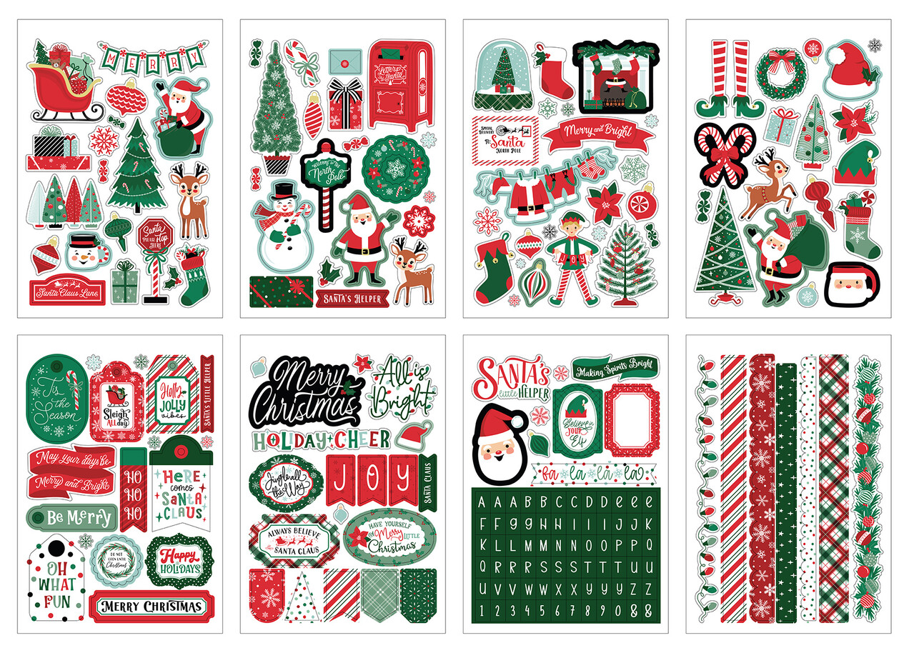 Echo Park Christmas Express Sticker Book (SCE455029)