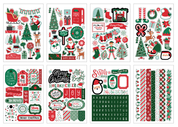 Echo Park Christmas Express Sticker Book (SCE455029)