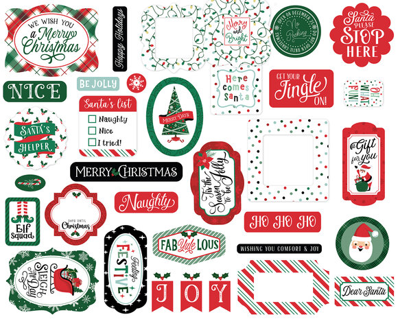 Echo Park Christmas Express Ephemera (SCE455024)