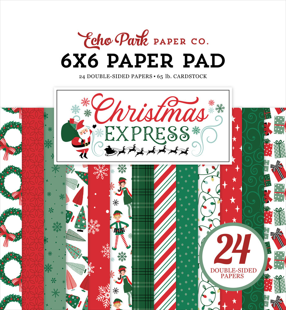 Echo Park Christmas Express 6x6 Inch Paper Pad (SCE455023)