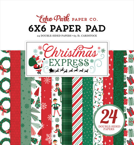 Echo Park Christmas Express 6x6 Inch Paper Pad (SCE455023)
