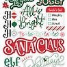 Echo Park Christmas Express Chipboard Word & Phrases (SCE455022)