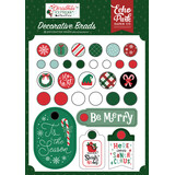 Echo Park Christmas Express Adhesive Brads (SCE455020)