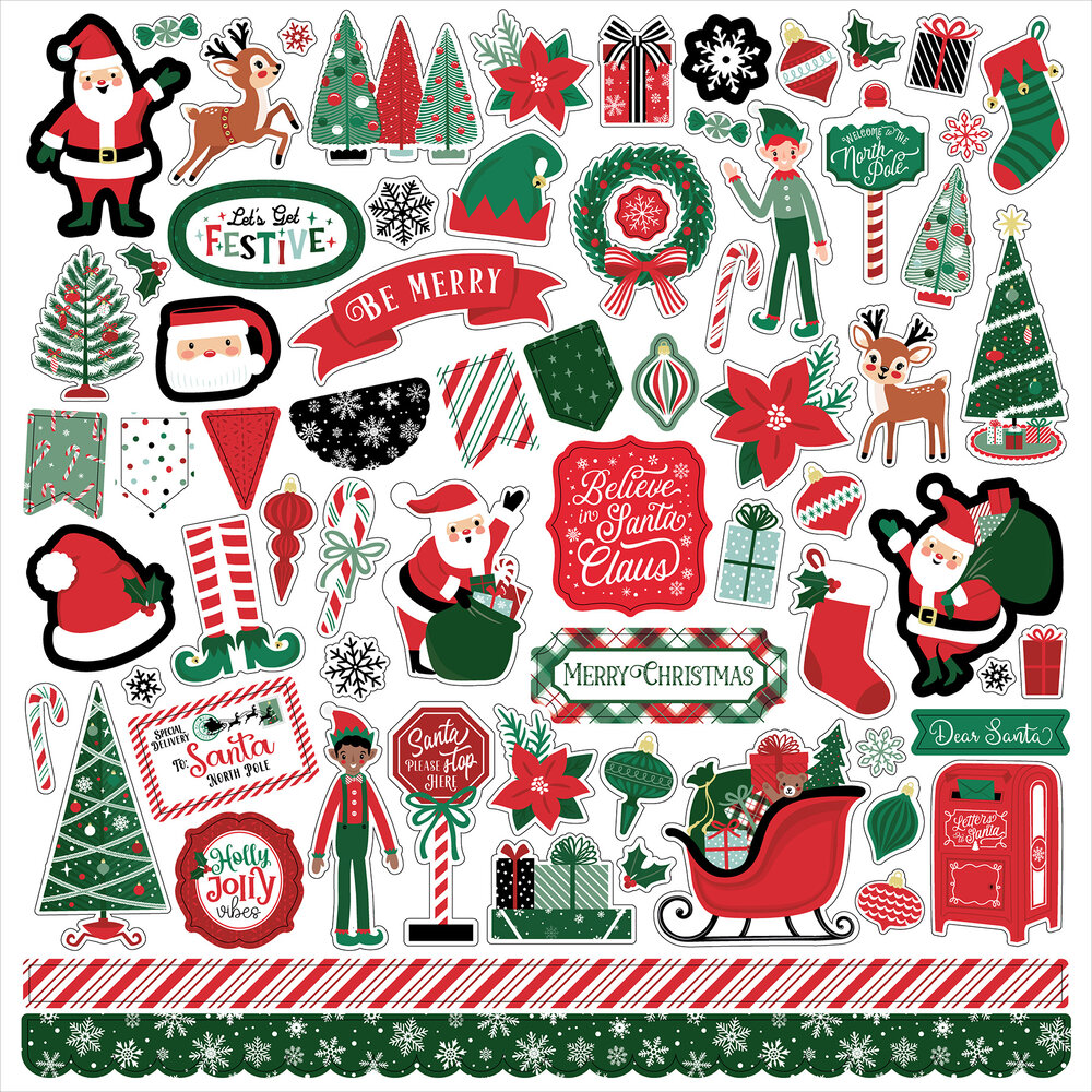 Echo Park Christmas Express 12x12 Inch Collection Kit (SCE455016)