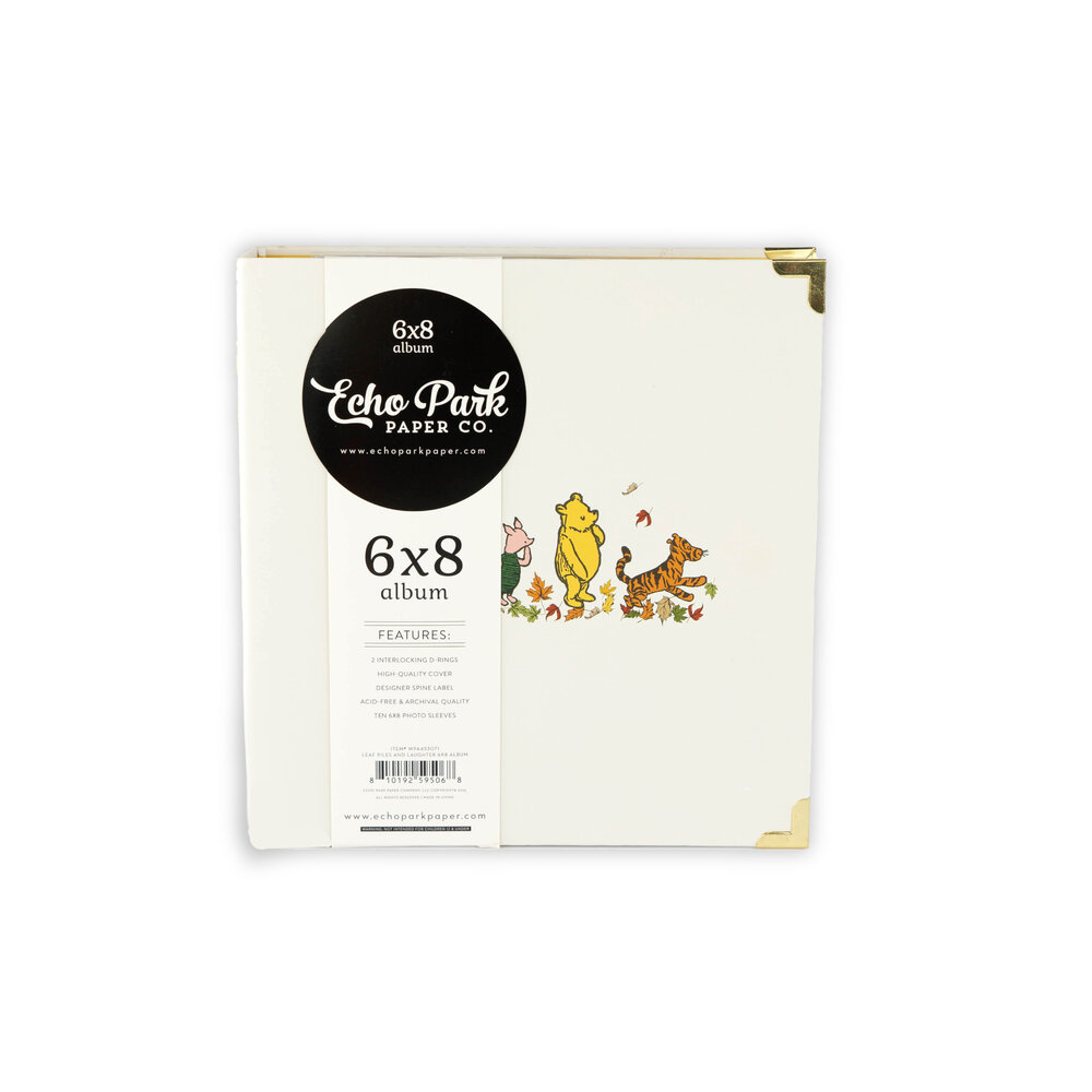 Echo Park Winnie The Pooh Autumn 6x8 Inch Album Leaf Piles And Laughter (WPA453071)