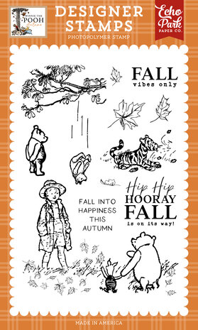 Echo Park Winnie The Pooh Autumn Designer Stamps Fall Into Happiness (WPA453049) Echo Park Winnie The Pooh Autumn Designer Stamps Fall Into Happiness (WPA453049)