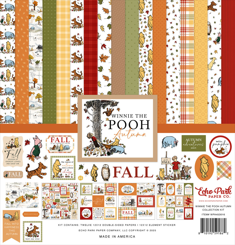 Echo Park Winnie The Pooh Autumn Mega Bundle (WPA453050)