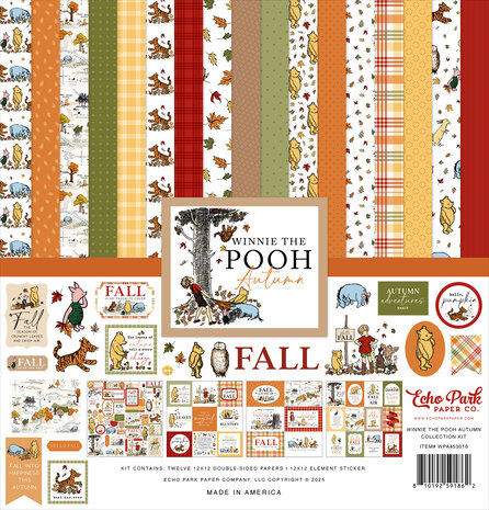 Echo Park Winnie The Pooh Autumn Mega Bundle (WPA453050)