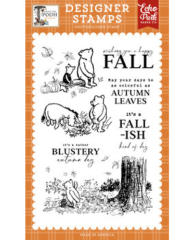 Echo Park Winnie The Pooh Autumn Designer Stamps Fall-ish Kind Of Day (WPA453048)