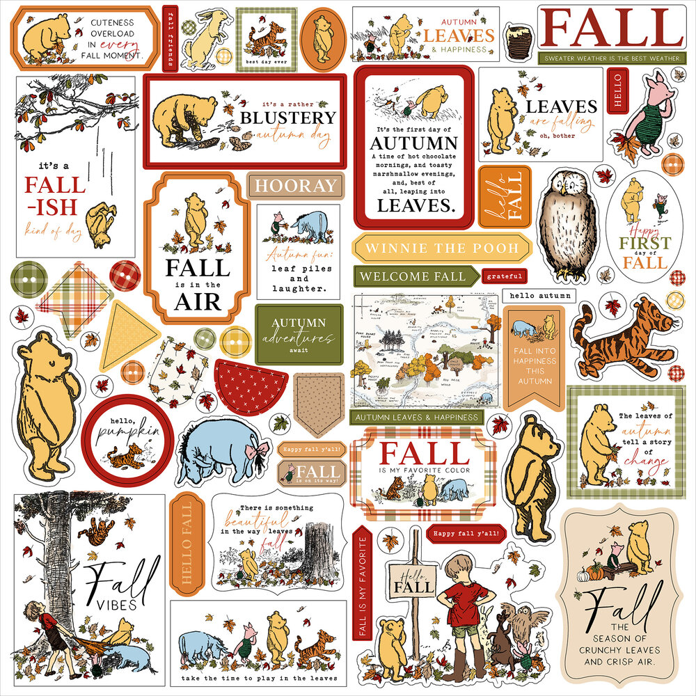 Echo Park Winnie The Pooh Autumn Mega Bundle (WPA453050)