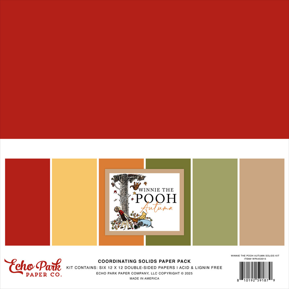 Echo Park Winnie The Pooh Autumn Mega Bundle (WPA453050)