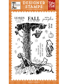Echo Park Winnie The Pooh Autumn Designer Stamps Crunchy Leaves and Crisp Air (WPA453047)
