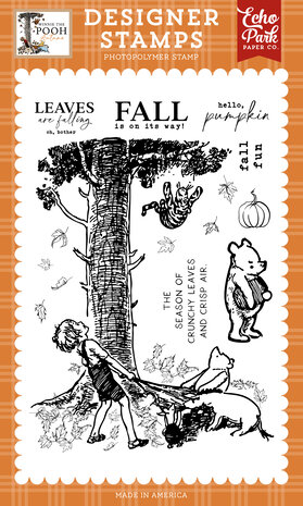 Echo Park Winnie The Pooh Autumn Designer Stamps Crunchy Leaves and Crisp Air (WPA453047) Echo Park Winnie The Pooh Autumn Designer Stamps Crunchy Leaves and Crisp Air (WPA453047)