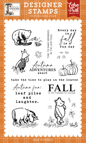 Echo Park Winnie The Pooh Autumn Designer Stamps Autumn Adventures Await (WPA453046) Echo Park Winnie The Pooh Autumn Designer Stamps Autumn Adventures Await (WPA453046)