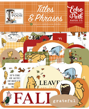Echo Park Winnie The Pooh Autumn Titles & Phrases (WPA453032)