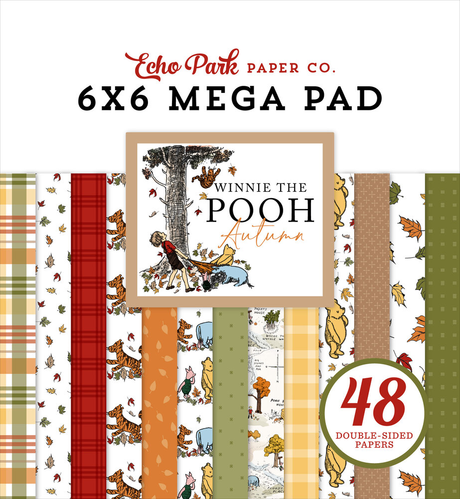 Echo Park Winnie The Pooh Autumn 6x6 Inch Cardmakers Mega Pad (WPA453031)