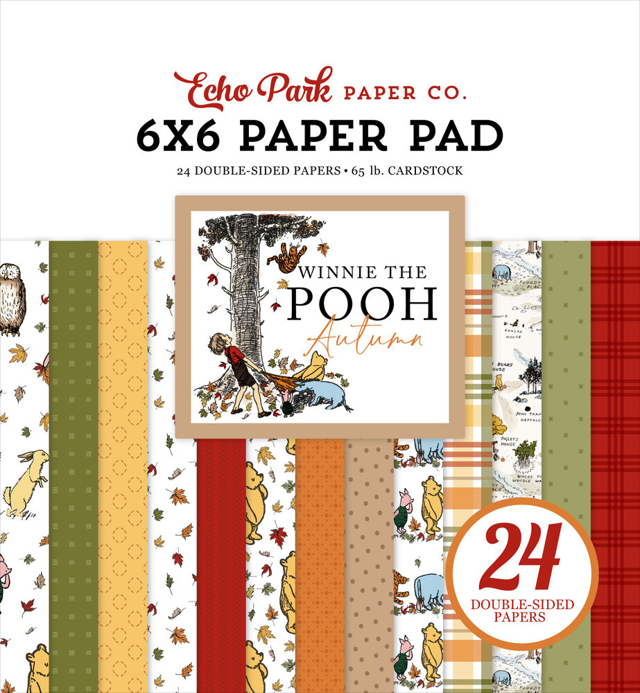 Echo Park Winnie The Pooh Autumn 6x6 Inch Paper Pad (WPA453023)