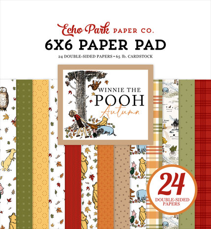 Echo Park Winnie The Pooh Autumn 6x6 Inch Paper Pad (WPA453023)