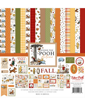 Echo Park Winnie The Pooh Autumn 12x12 Inch Collection Kit (WPA453016)