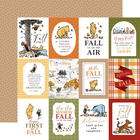 Echo Park Winnie The Pooh Autumn 12x12 Inch Collection Kit (WPA453016)