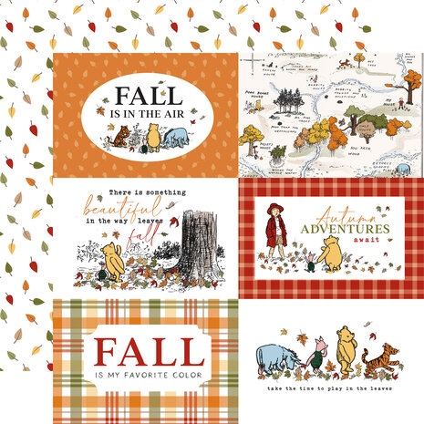 Echo Park Winnie The Pooh Autumn 12x12 Inch Collection Kit (WPA453016)