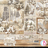 Ciao Bella Winter Season 12x12 Inch Paper Pad (12pcs) (CBPM088)