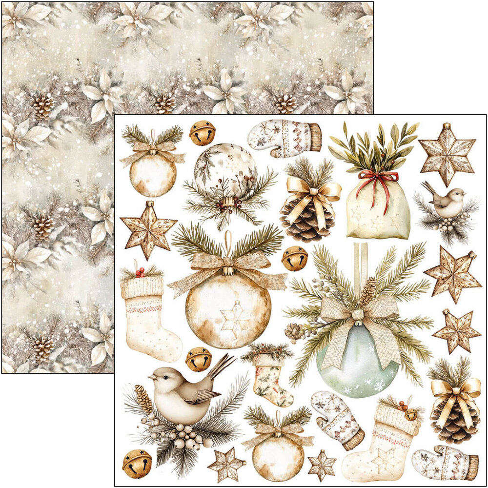 Ciao Bella Winter Season 6x6 Inch Fussy Cut Pad (24pcs) (CBQE088) Ciao Bella Winter Season 6x6 Inch Fussy Cut Pad (24pcs) (CBQE088)