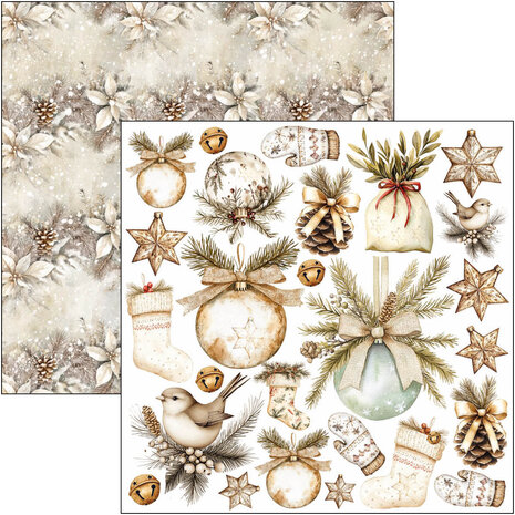 Ciao Bella Winter Season 6x6 Inch Fussy Cut Pad (24pcs) (CBQE088) Ciao Bella Winter Season 6x6 Inch Fussy Cut Pad (24pcs) (CBQE088)