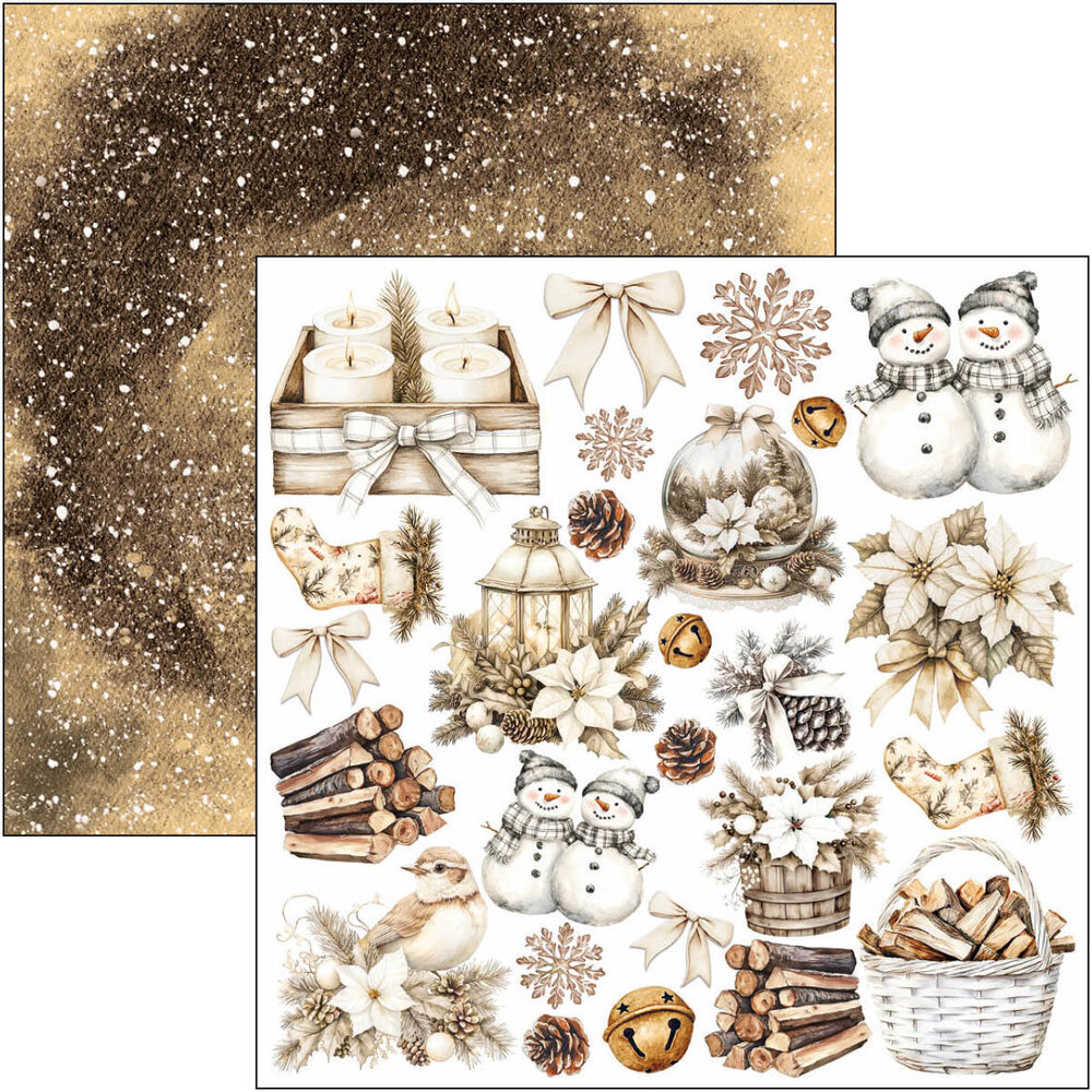 Ciao Bella Winter Season 6x6 Inch Fussy Cut Pad (24pcs) (CBQE088) Ciao Bella Winter Season 6x6 Inch Fussy Cut Pad (24pcs) (CBQE088)