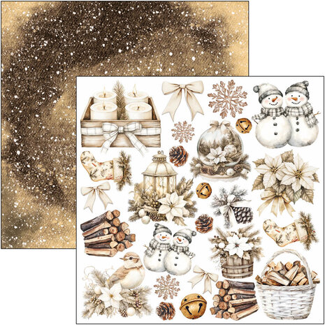 Ciao Bella Winter Season 6x6 Inch Fussy Cut Pad (24pcs) (CBQE088) Ciao Bella Winter Season 6x6 Inch Fussy Cut Pad (24pcs) (CBQE088)