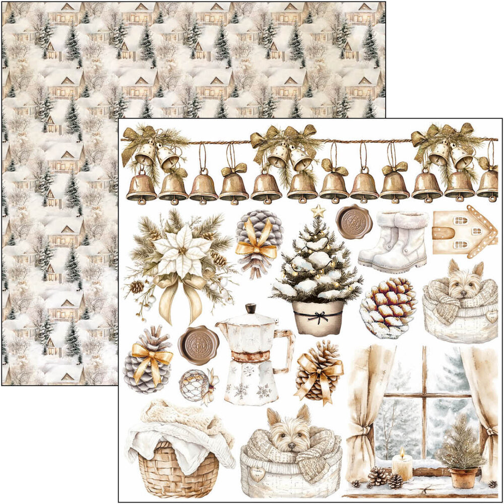 Ciao Bella Winter Season 6x6 Inch Fussy Cut Pad (24pcs) (CBQE088) Ciao Bella Winter Season 6x6 Inch Fussy Cut Pad (24pcs) (CBQE088)