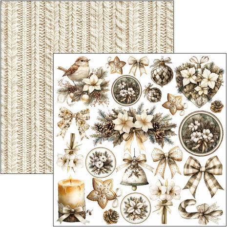 Ciao Bella Winter Season 6x6 Inch Fussy Cut Pad (24pcs) (CBQE088) Ciao Bella Winter Season 6x6 Inch Fussy Cut Pad (24pcs) (CBQE088)