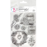 Ciao Bella Winter Season 6x8 Inch Clear Stamps Warm Heart (PS8062)