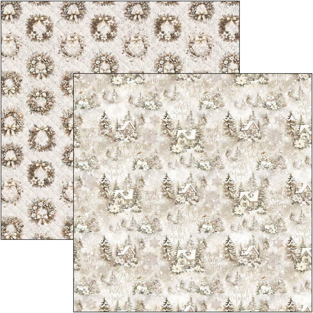 Ciao Bella Winter Season 8x8 Inch Paper Pad (12pcs) (CBH088) Ciao Bella Winter Season 8x8 Inch Paper Pad (12pcs) (CBH088)